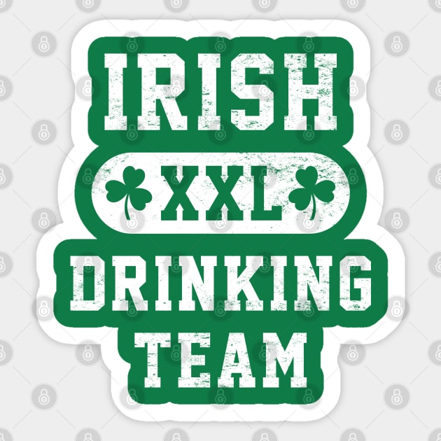 Irish Drinking Team - Funny St. Patrick's Day Sticker by TwistedCharm